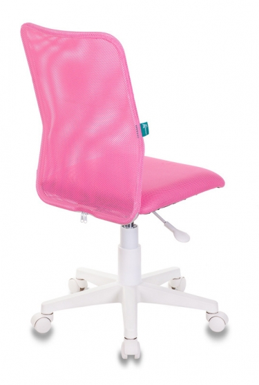 Кресло детское Бюрократ Бюрократ KD-9 пластик белый Розовый