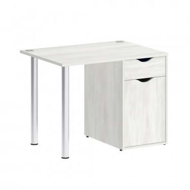 Стол письменный Рива HOME OFFICE VR.SP-3-98.1 Снежная Платина