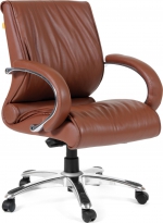 Кресло руководителя CHAIRMAN 444 коричневый