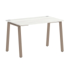 Стол письменный Рива HOME OFFICE VR.SP-3-118.A Снежная Платина/Мокко металл