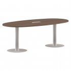 Конференц-стол на 6-8 человек Skyland IMAGO ПРГ-3 Ясень Шимо-белый