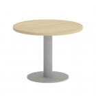 Стол журнальный круглый Рива HOME OFFICE VR.SP-5-60.1G Акация Лорка/Серый металл