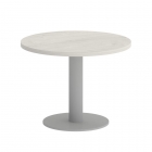 Стол журнальный круглый Рива HOME OFFICE VR.SP-5-60.1G Дуб Наварра/Серый металл