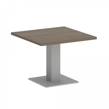 Стол журнальный квадратный Рива HOME OFFICE VR.SP-5-60.2G Вяз Благородный/Серый металл