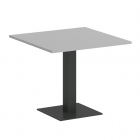 Стол журнальный квадратный Рива HOME OFFICE VR.SP-5-90.2 Серый/Антрацит металл