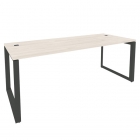 Стол рабочий руководителя на О-образном м/к ONIX Рива O.MO-SRR-6.8 Денвер Светлый/Антрацит