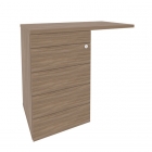 Тумба приставная TIP-ON универсальная л/пр Рива ONIX O.TPU-4 TIP Дуб Аризона