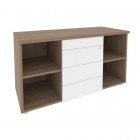 Тумба сервисная с ящиками TIP-ON ONIX Рива O.TS-11 TIP Дуб Аризона/Белый
