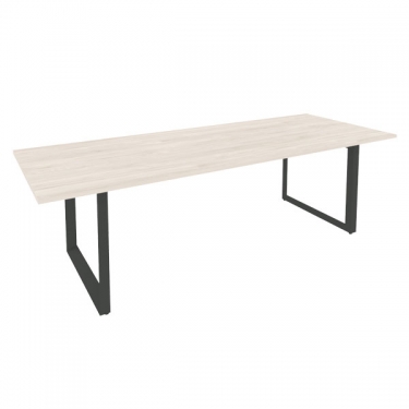 Стол переговорный на О-образном м/к ONIX Рива O.MO-PRG-25 Денвер Светлый/Антрацит