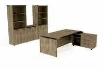 Набор мебели для руководителя 5 предметов TORR Дуб Каньон_32393