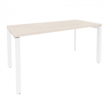 Стол рабочий на П-образном м/к Рива ONIX O.MP-SP-4.7 Денвер Светлый/Белый