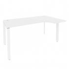 Стол эргономичный правый на П-образном м/к Рива ONIX O.MP-SA-1R Белый Бриллиант