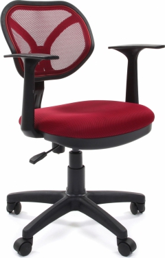 Офисное кресло для оператора CHAIRMAN 450 New красный