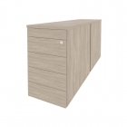 Тумба двойная приставная / опорная TIP-ON Рива ONIX O.TPO-2.8 TIP Дуб Аттик