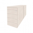 Тумба двойная приставная / опорная TIP-ON Рива ONIX O.TPO-2.8 TIP Денвер Светлый