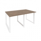 Стол переговорный 2 столешницы Рива ONIX O.MO-PRG-2.0 Дуб Аризона/Белый