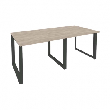 Стол переговорный 2 столешницы Рива ONIX O.MO-PRG-2.1 Дуб Аттик/Антрацит