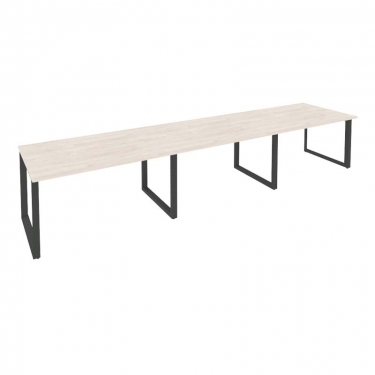 Стол переговорный 3 столешницы Рива ONIX O.MO-PRG-3.3 Денвер Светлый/Антрацит