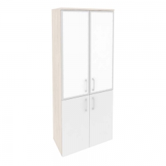 Шкаф высокий широкий ONIX O.ST-1.2R white Денвер Светлый/Белый