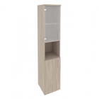 Шкаф высокий узкий левый Рива ONIX O.SU-1.4L Дуб Аттик
