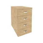 Тумба приставная / опорная Рива ONIX O.TPO-1.7 Тиквуд Светлый