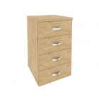 Тумба приставная Рива ONIX O.TP-4 Тиквуд Светлый