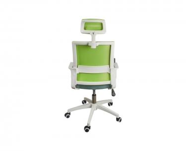 Кресло офисное Норден Бит белый пластик Зеленый