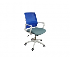 Кресло офисное Бит LB белый пластик Синий