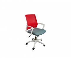 Кресло офисное Бит LB белый пластик Красный