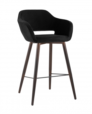 Стул барный Stool Group Саймон Б велюр Черный