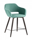 Стул полубарный Stool Group Саймон ПЛ велюр Морской
