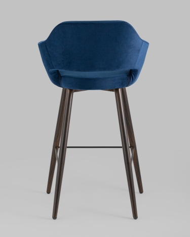 Стул барный Stool Group Саймон Б велюр Темно-синий