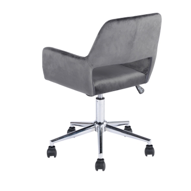 Стул офисный Stool Group Ross велюр Серый