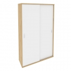 Шкаф-купе с полками Рива ONIX O.SHK-1.1 Тиквуд Светлый/Белый