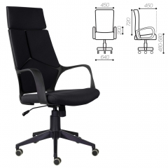 Кресло офисное BRABIX Prime EX-515 ткань Черный