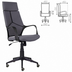 Кресло офисное BRABIX Prime EX-515 ткань Серый