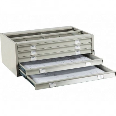 Картотечный шкаф металлический ЗМК Промет A0-05/2 промеж.секция