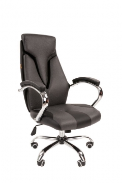 Кресло руководителя CHAIRMAN 901 Черный-серый