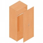 Шкаф для одежды Альтерна Р.Ш-7 дуб молочный