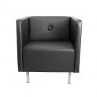 Кресло офисное Gruppo 396 Скайнет модуль А черный Ecotex 3001