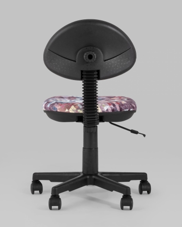 Кресло компьютерное детское Stool Group УМКА абстракция Красный