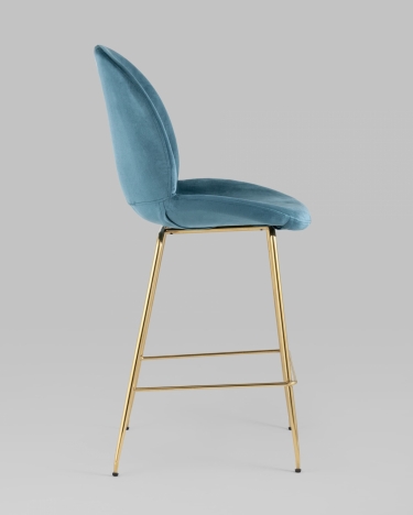 Стул полубарный Stool Group Beetle со спинкой gold Маренго