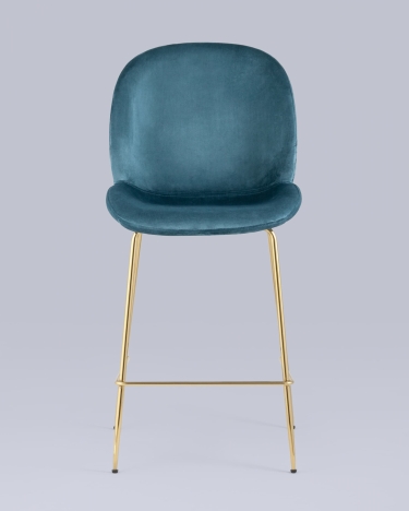 Стул полубарный Stool Group Beetle со спинкой gold Маренго