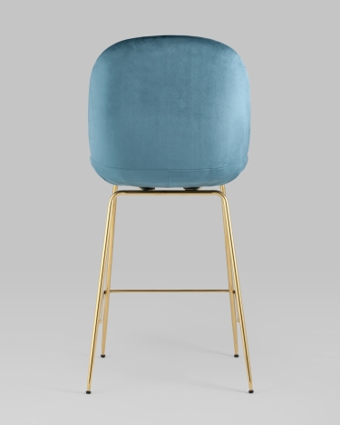 Стул полубарный Stool Group Beetle со спинкой gold Маренго