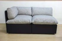 Диван двойной Gruppo 396 Кубэ с 1 подлокотником левым/правым модульный taft