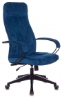 Кресло руководителя Бюрократ Бюрократ CH-608Fabric темно-синий Velvet 29