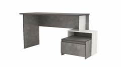 Стол письменный СП-5 МАГ-РИВЕР Камень темный/Дуб Ирландский