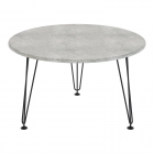 Стол журнальный Крит 730730 МАГ-РИВЕР Мрамор Монте белый