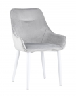 Стул Stool Group Диана NEW white велюр Серый