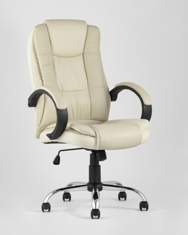 Компьютерное кресло Stool Group TopChairs Atlant экокожа Бежевое